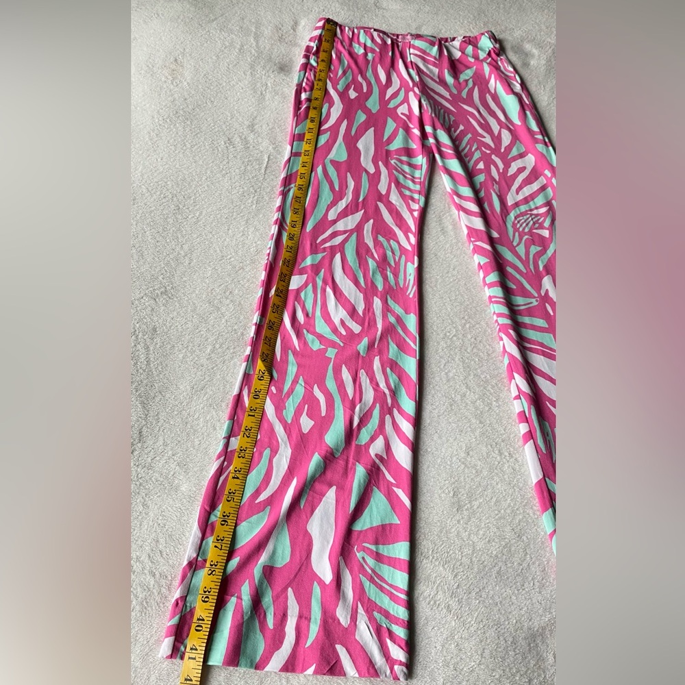Lilly Pulitzer Georgia May Palazzo Papaya Playa Women’s Sz Small - Picture 10 of 14